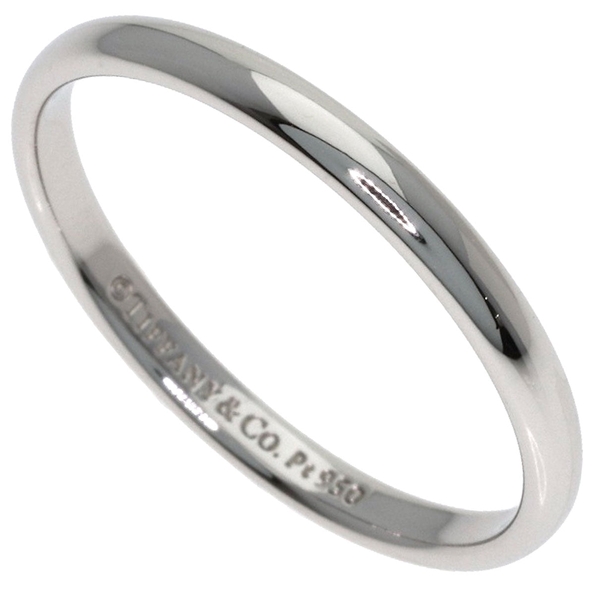 TIFFANY&Co. Stacking band Ring Platinum PT950 Ladies [Used]