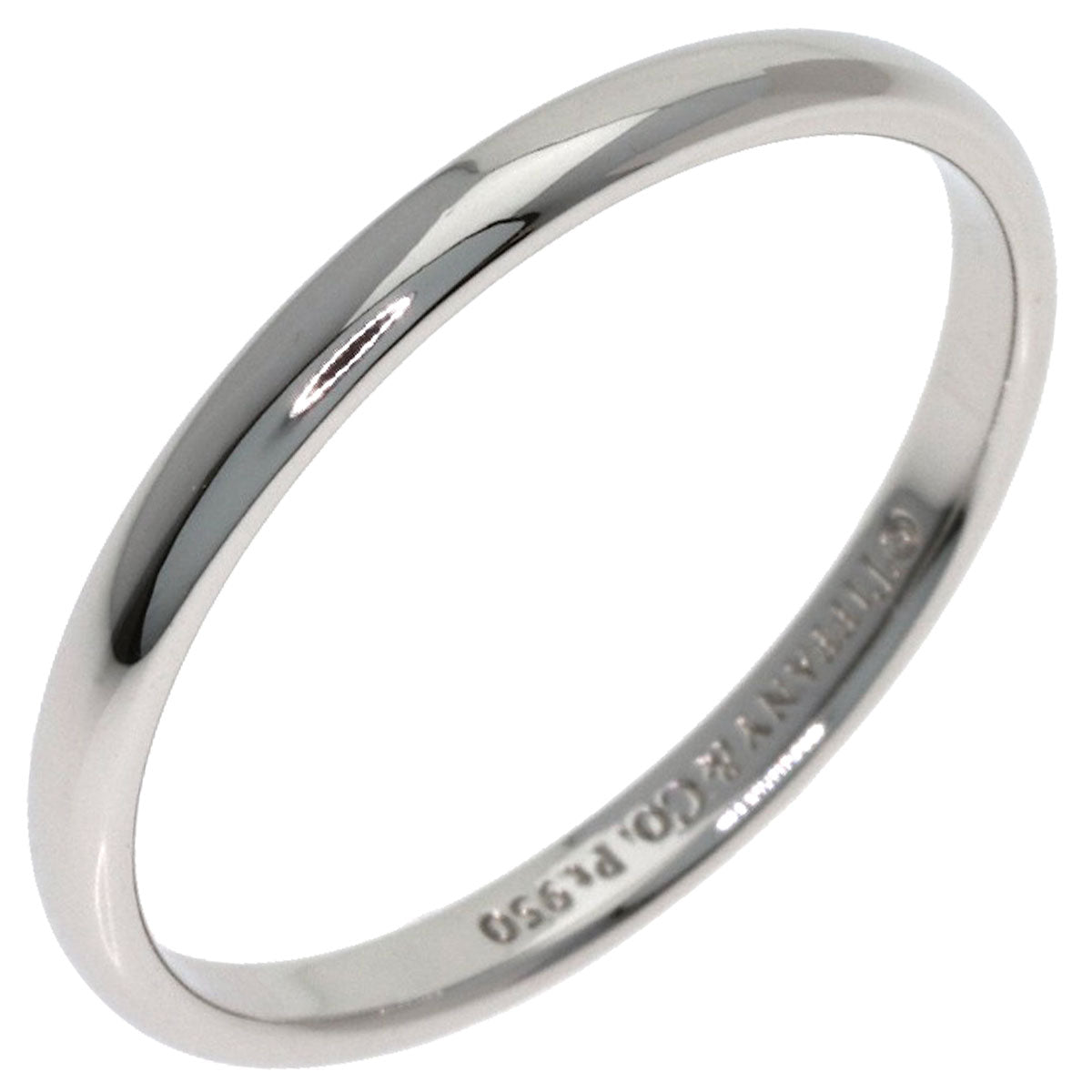 TIFFANY&Co. Stacking band Ring Platinum PT950 Ladies [Used]