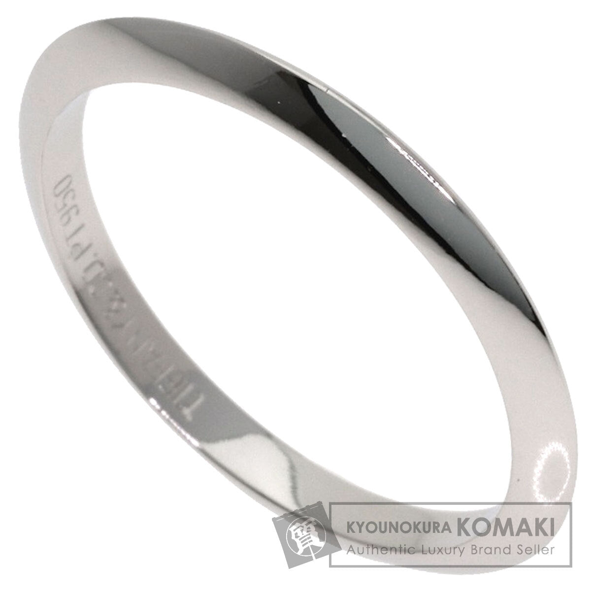 TIFFANY&Co. Knife edge Ring Platinum PT950 Ladies [Used]
