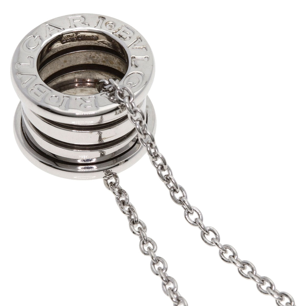 BVLGARI B.zero1 Necklace K18 White Gold Ladies [Used]