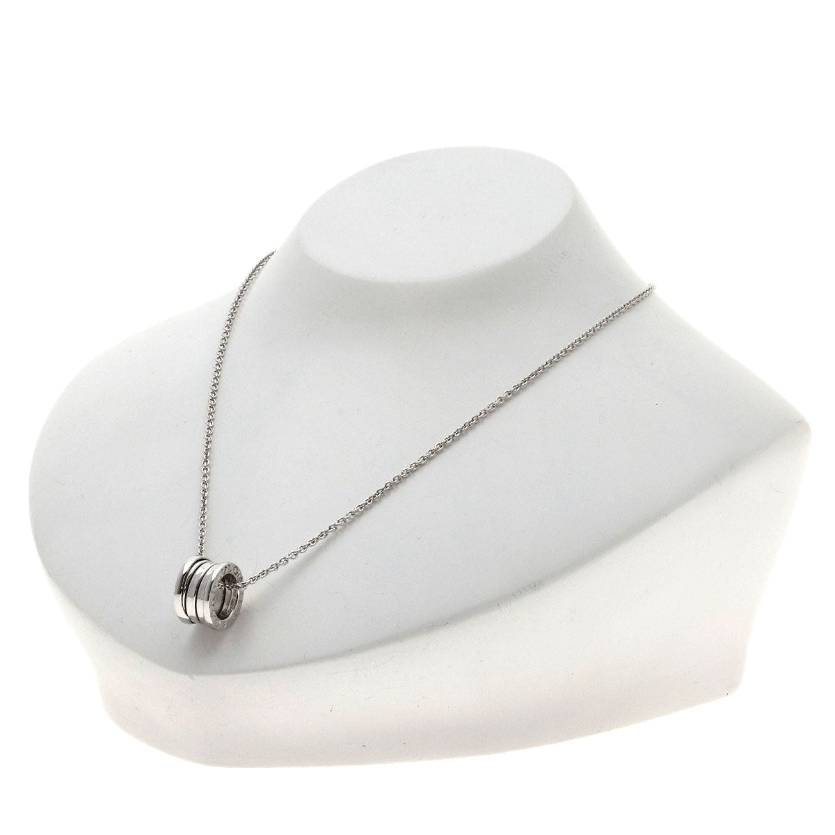 BVLGARI B.zero1 Necklace K18 White Gold Ladies [Used]