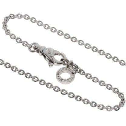 BVLGARI Doppio Cuore Diamond Necklace K18 White Gold Ladies [Used]