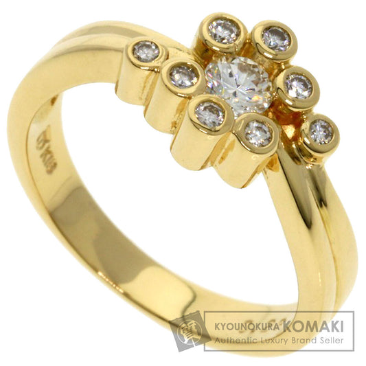 TASAKI Pearl Pearl Diamond Ring K18 Yellow Gold Ladies [Used]