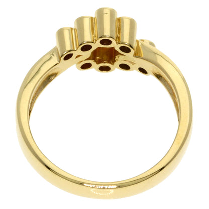TASAKI Pearl Pearl Diamond Ring K18 Yellow Gold Ladies [Used]