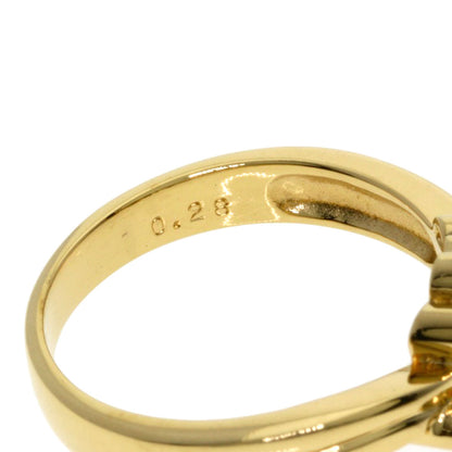 TASAKI Pearl Pearl Diamond Ring K18 Yellow Gold Ladies [Used]