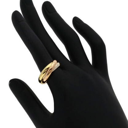 CARTIER Trinity MM #55 Ring K18 Yellow Gold 18K Pink GoldLadies [Used]
