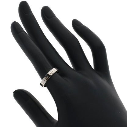 CARTIER Mini love ring #51 Ring K18 White Gold Ladies [Used]