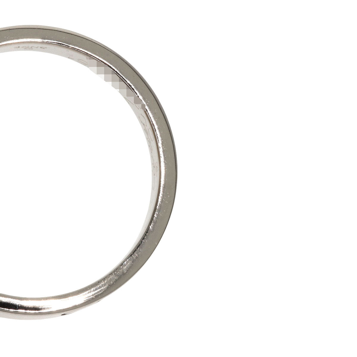 CARTIER Mini love ring #51 Ring K18 White Gold Ladies [Used]