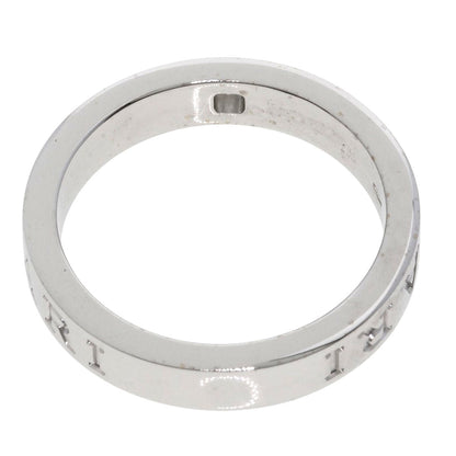 BVLGARI Double logo Diamond Ring K18 White Gold Ladies [Used]