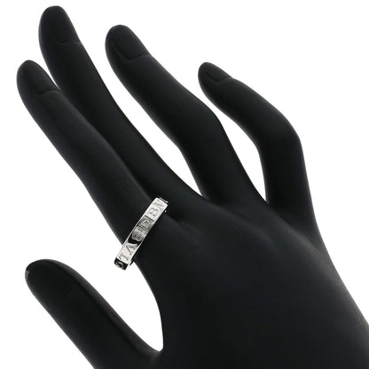 BVLGARI Double logo Diamond Ring K18 White Gold Ladies [Used]