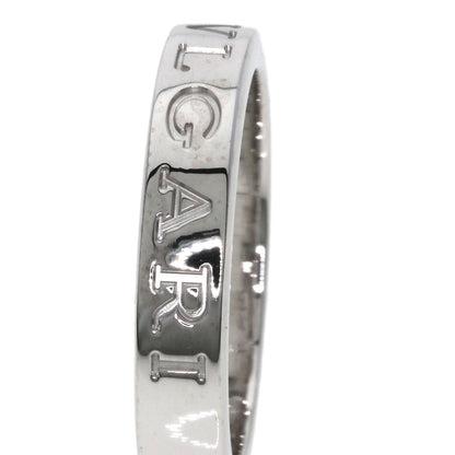 BVLGARI Double logo Diamond Ring K18 White Gold Ladies [Used]