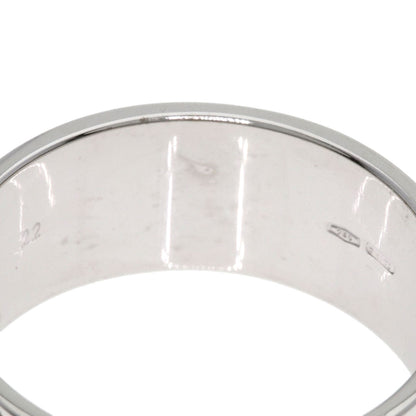 GUCCI Icon Wide #22 Ring K18 White Gold Ladies [Used]