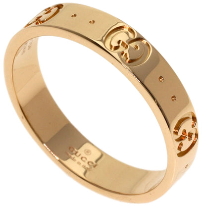 GUCCI Icon # 15 Ring K18 Pink Gold Ladies [Used]