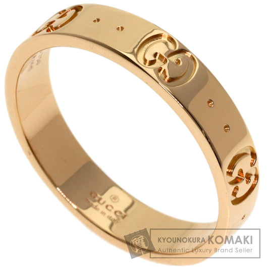 GUCCI Icon # 15 Ring K18 Pink Gold Ladies [Used]