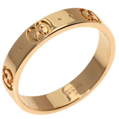 GUCCI Icon # 15 Ring K18 Pink Gold Ladies [Used]