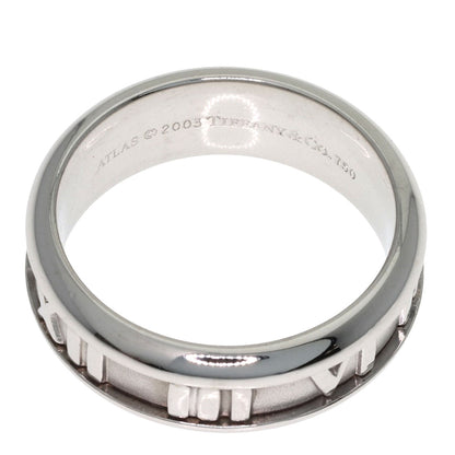 TIFFANY&Co. Atlas Ring K18 White Gold Ladies [Used]