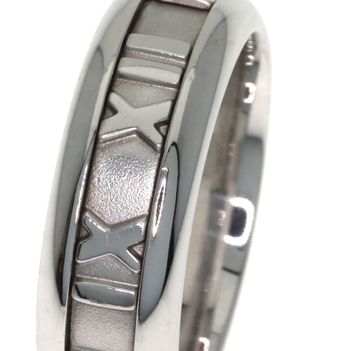 TIFFANY&Co. Atlas Ring K18 White Gold Ladies [Used]