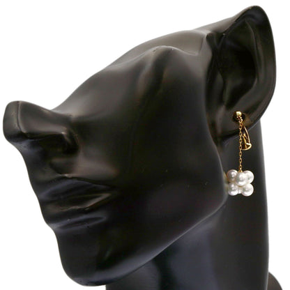 MIKIMOTO Pearl Pearl Earring K18 Yellow Gold Ladies [Used]