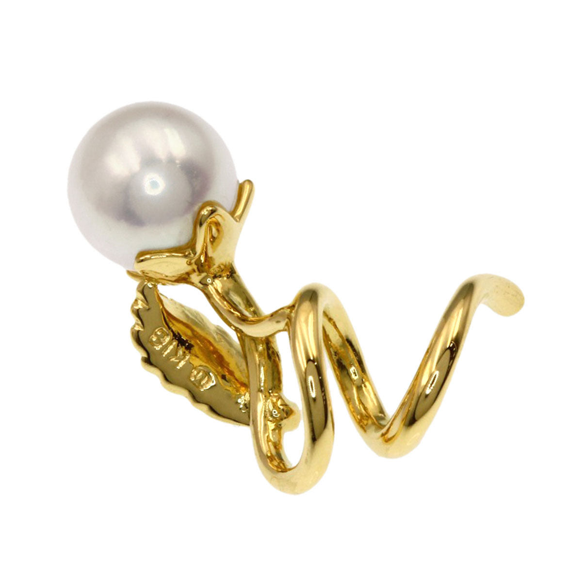MIKIMOTO Reef Pearl Pearl Pendant top K18 Yellow Gold Ladies [Used]
