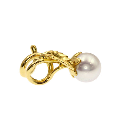 MIKIMOTO Reef Pearl Pearl Pendant top K18 Yellow Gold Ladies [Used]