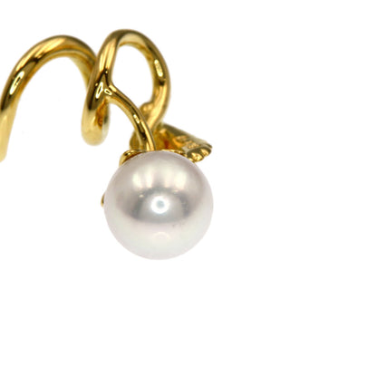 MIKIMOTO Reef Pearl Pearl Pendant top K18 Yellow Gold Ladies [Used]