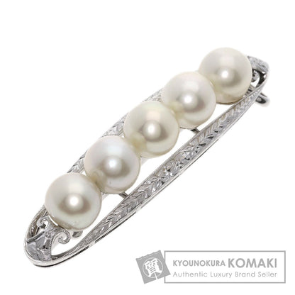 MIKIMOTO Pearl Pearl Pendant top K14 White Gold Ladies [Used]