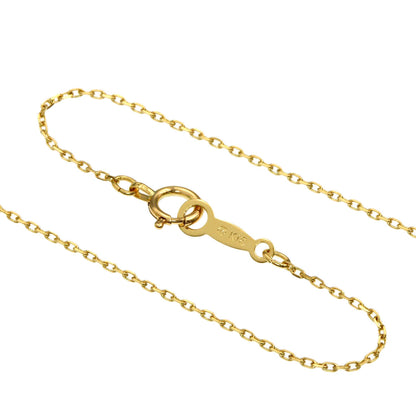 MIKIMOTO Pearl Pearl 1P Diamond Necklace K18 Yellow Gold Ladies [Used]