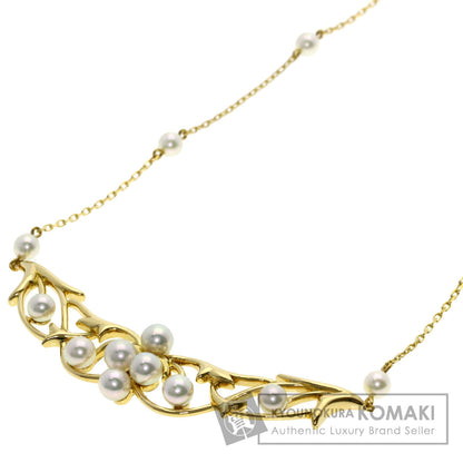 MIKIMOTO Reef Pearl Pearl Necklace K18 Yellow Gold Ladies [Used]