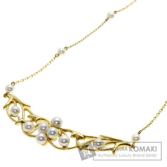 MIKIMOTO Reef Pearl Pearl Necklace K18 Yellow Gold Ladies [Used]