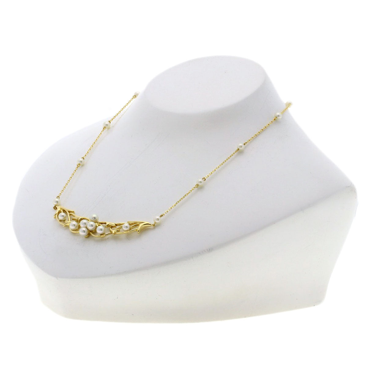 MIKIMOTO Reef Pearl Pearl Necklace K18 Yellow Gold Ladies [Used]