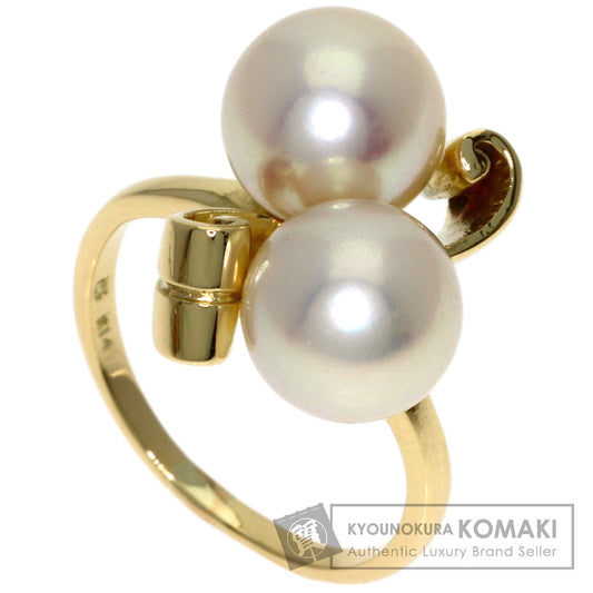 MIKIMOTO Pearl Pearl Ring K14 Yellow Gold Ladies [Used]