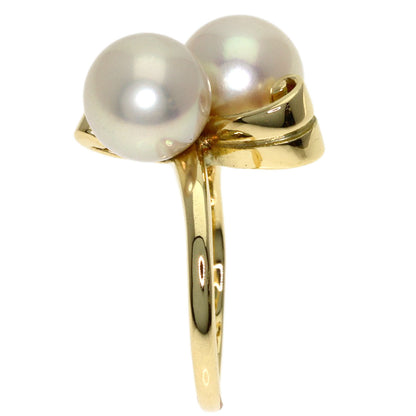 MIKIMOTO Pearl Pearl Ring K14 Yellow Gold Ladies [Used]