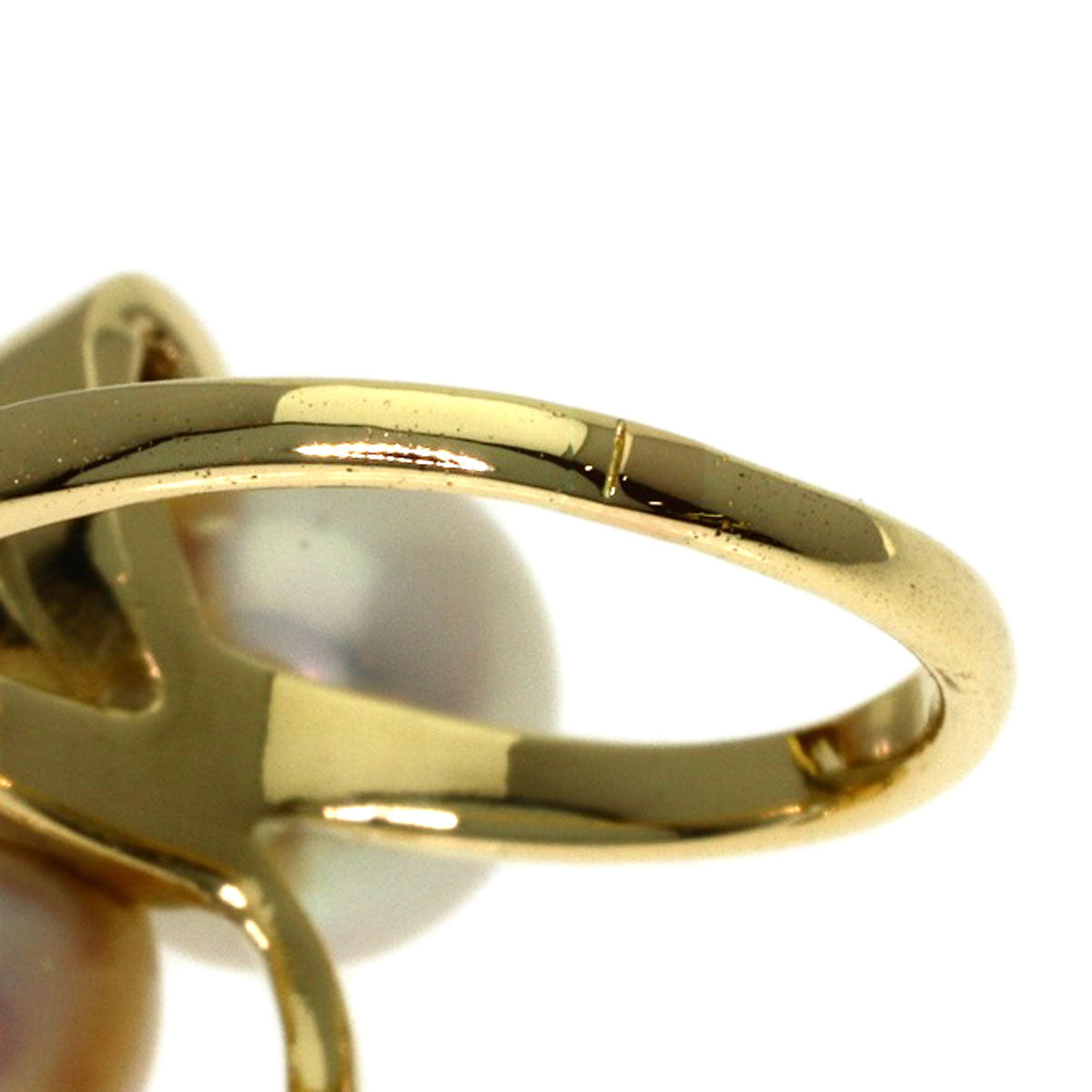 MIKIMOTO Pearl Pearl Ring K14 Yellow Gold Ladies [Used]