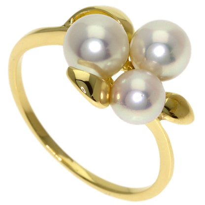 MIKIMOTO Pearl Pearl Ring K18 Yellow Gold Ladies [Used]
