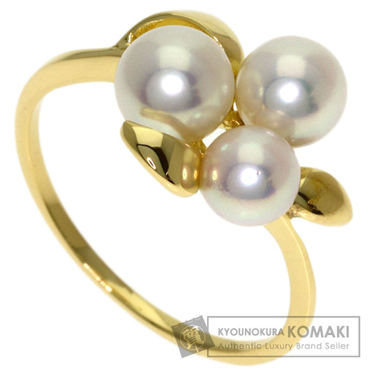 MIKIMOTO Pearl Pearl Ring K18 Yellow Gold Ladies [Used]