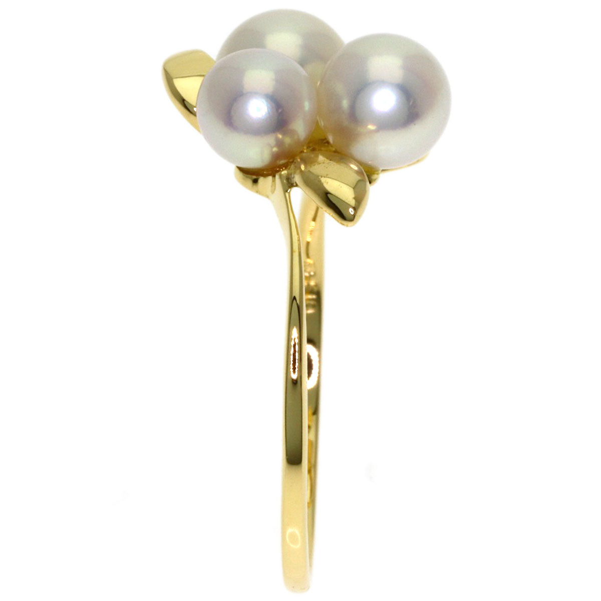 MIKIMOTO Pearl Pearl Ring K18 Yellow Gold Ladies [Used]