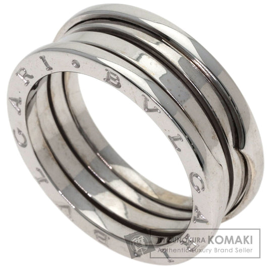 BVLGARI B.zero1 3 Bands #63 Ring K18 White Gold mens [Used]