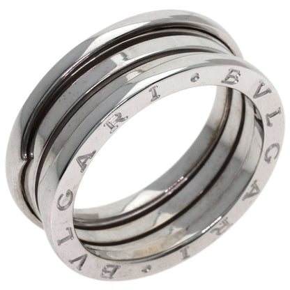 BVLGARI B.zero1 3 Bands #63 Ring K18 White Gold mens [Used]