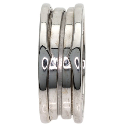 BVLGARI B.zero1 3 Bands #63 Ring K18 White Gold mens [Used]