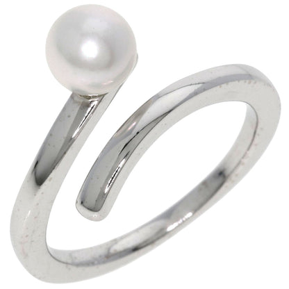 MIKIMOTO Perlita Pearl Pearl Ring K18 White Gold Ladies [Used]