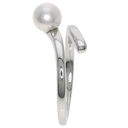 MIKIMOTO Perlita Pearl Pearl Ring K18 White Gold Ladies [Used]