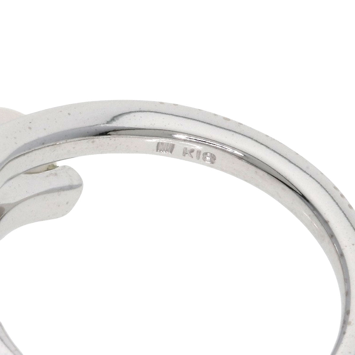 MIKIMOTO Perlita Pearl Pearl Ring K18 White Gold Ladies [Used]