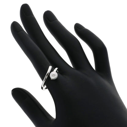 MIKIMOTO Perlita Pearl Pearl Ring K18 White Gold Ladies [Used]