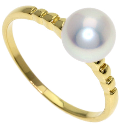 MIKIMOTO Pearl Pearl Ring K18 Yellow Gold Ladies [Used]
