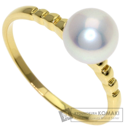 MIKIMOTO Pearl Pearl Ring K18 Yellow Gold Ladies [Used]