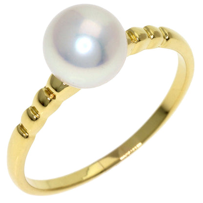 MIKIMOTO Pearl Pearl Ring K18 Yellow Gold Ladies [Used]