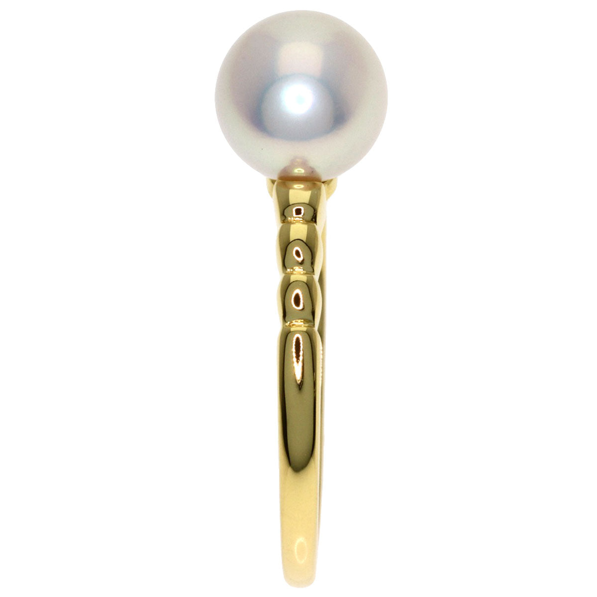 MIKIMOTO Pearl Pearl Ring K18 Yellow Gold Ladies [Used]