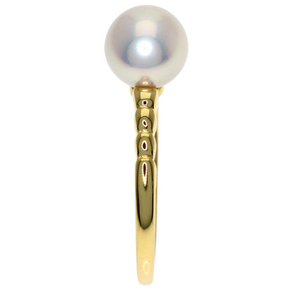 MIKIMOTO Pearl Pearl Ring K18 Yellow Gold Ladies [Used]