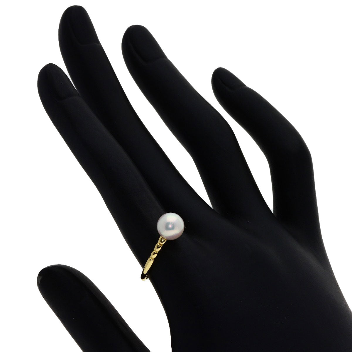 MIKIMOTO Pearl Pearl Ring K18 Yellow Gold Ladies [Used]