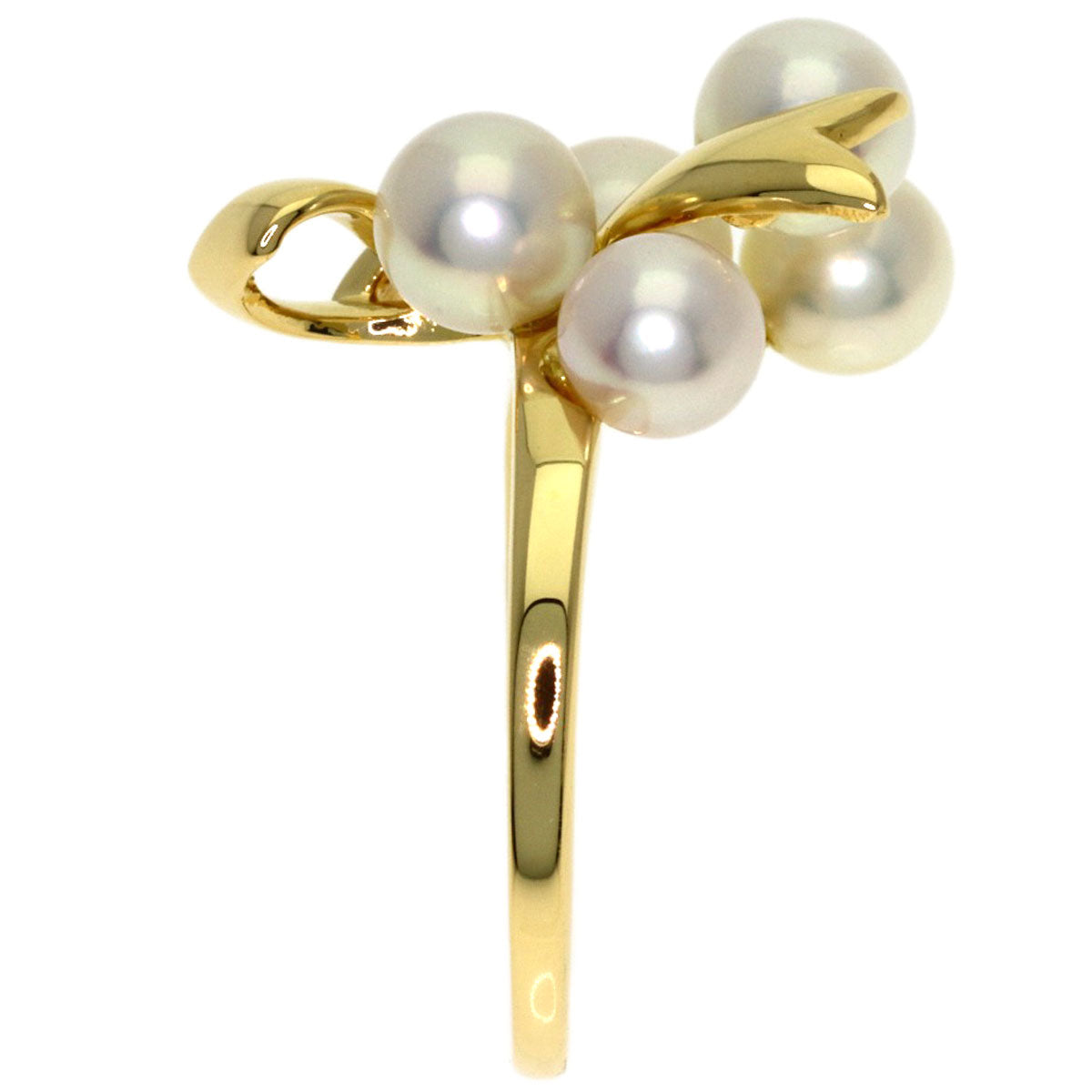 MIKIMOTO Pearl Pearl Ring K18 Yellow Gold Ladies [Used]